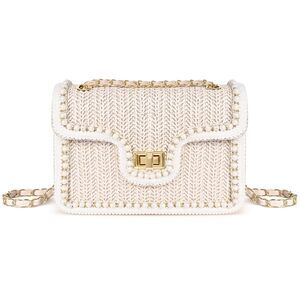 6432 Straw Crossbody Bags , Summer Fashion Straw Purses and Handbags
